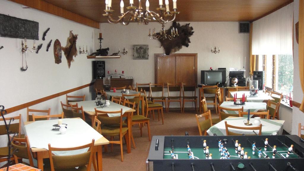 Black Bear Bikers Pub-Hotel Kempfeld Bagian luar foto
