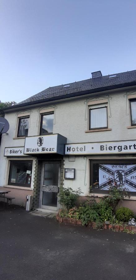Black Bear Bikers Pub-Hotel Kempfeld Bagian luar foto